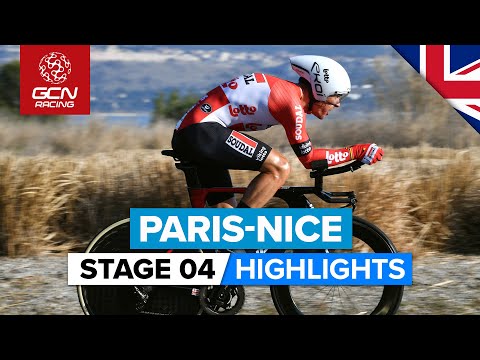 TT Day With A Steep Final Ramp | Paris-Nice 2022 Stage 4 Highlights