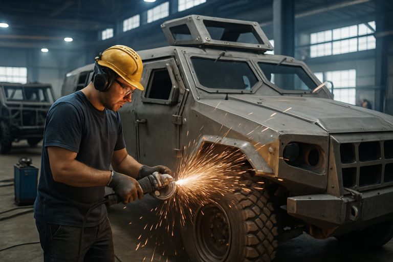 Binnen de Volgende Generatie van Defensieve Voertuigpantserfabricage: Wat 2025 in petto heeft voor Beveiliging, Materialen en Industry Disruptie. Ontdek de Innovaties die de Bescherming op Wielen Zullen Hervormen!